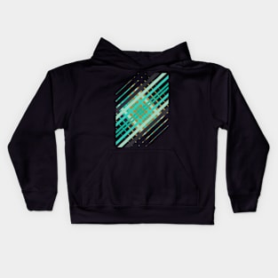 Geometric Vintage lineart abstract Kids Hoodie